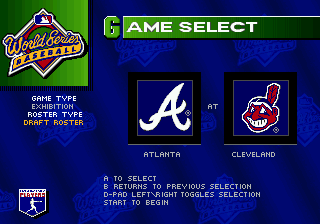 World Series Baseball screenshot 3 for Sega 32X